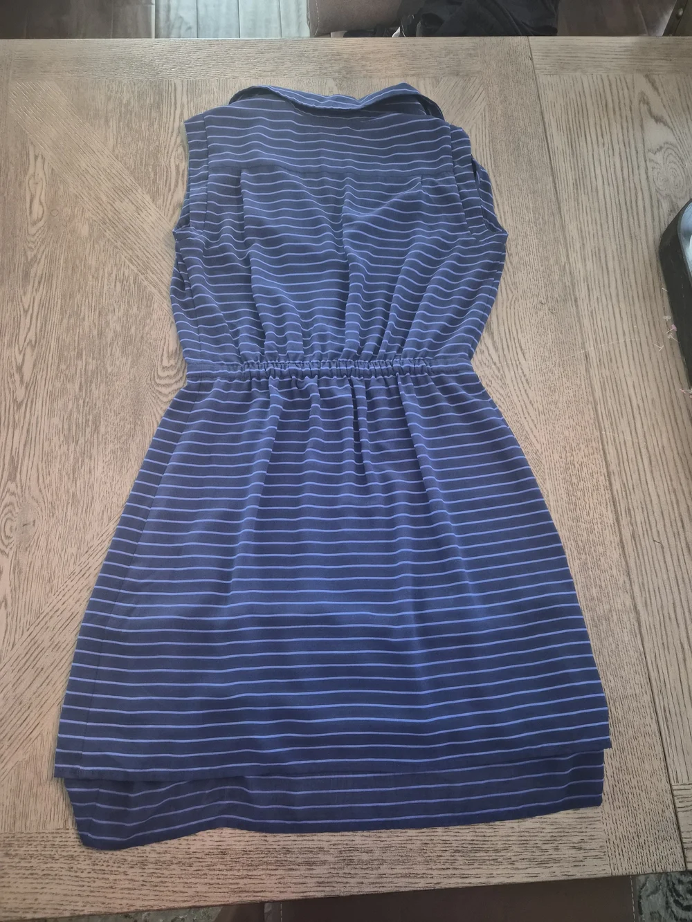 Tommy Hilfiger Navy and Light Blue Striped Top